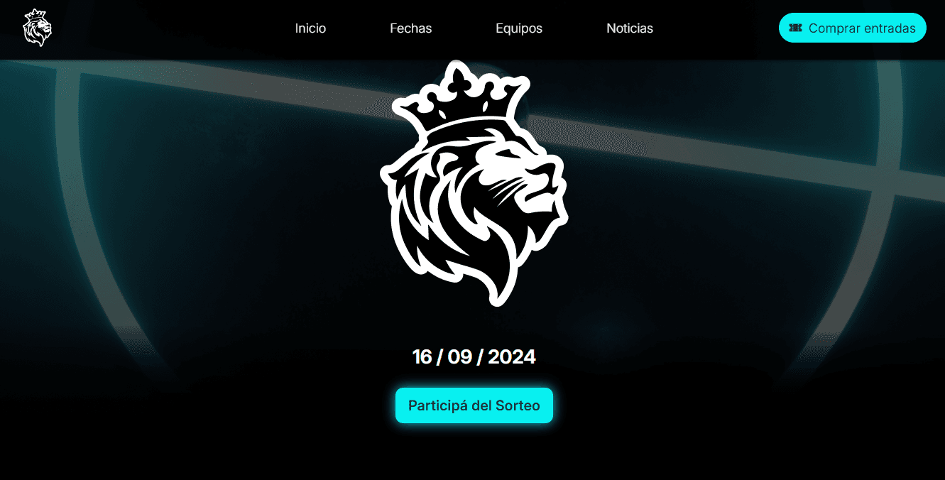 Copa de Reyes project screenshot