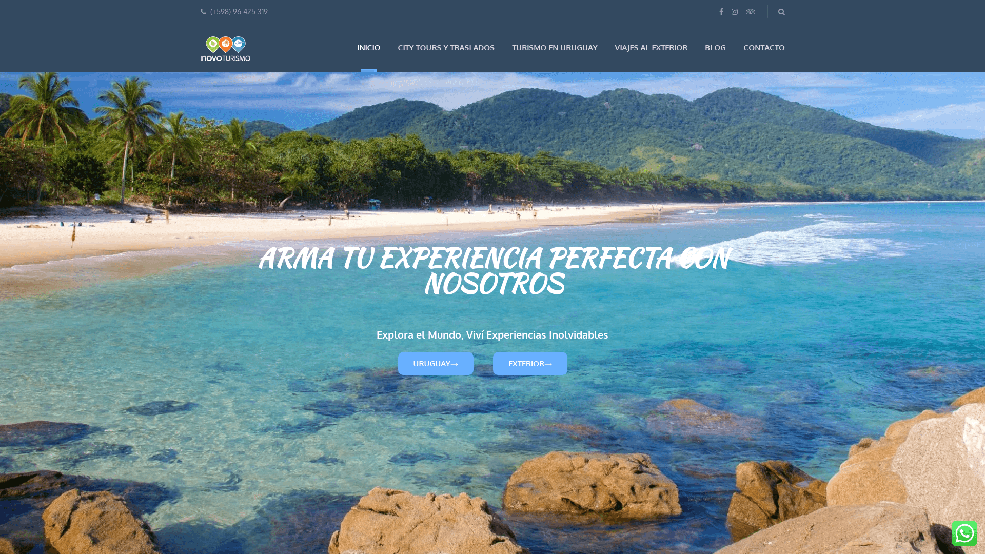 Novoturismo project screenshot