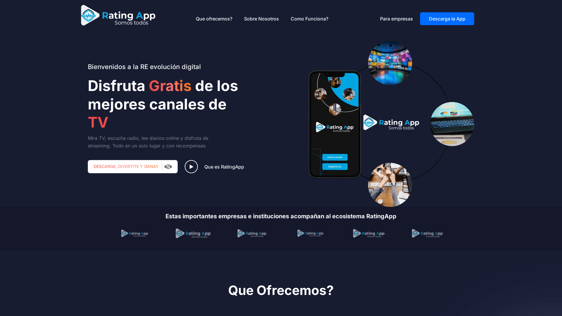 Rating App project screenshot